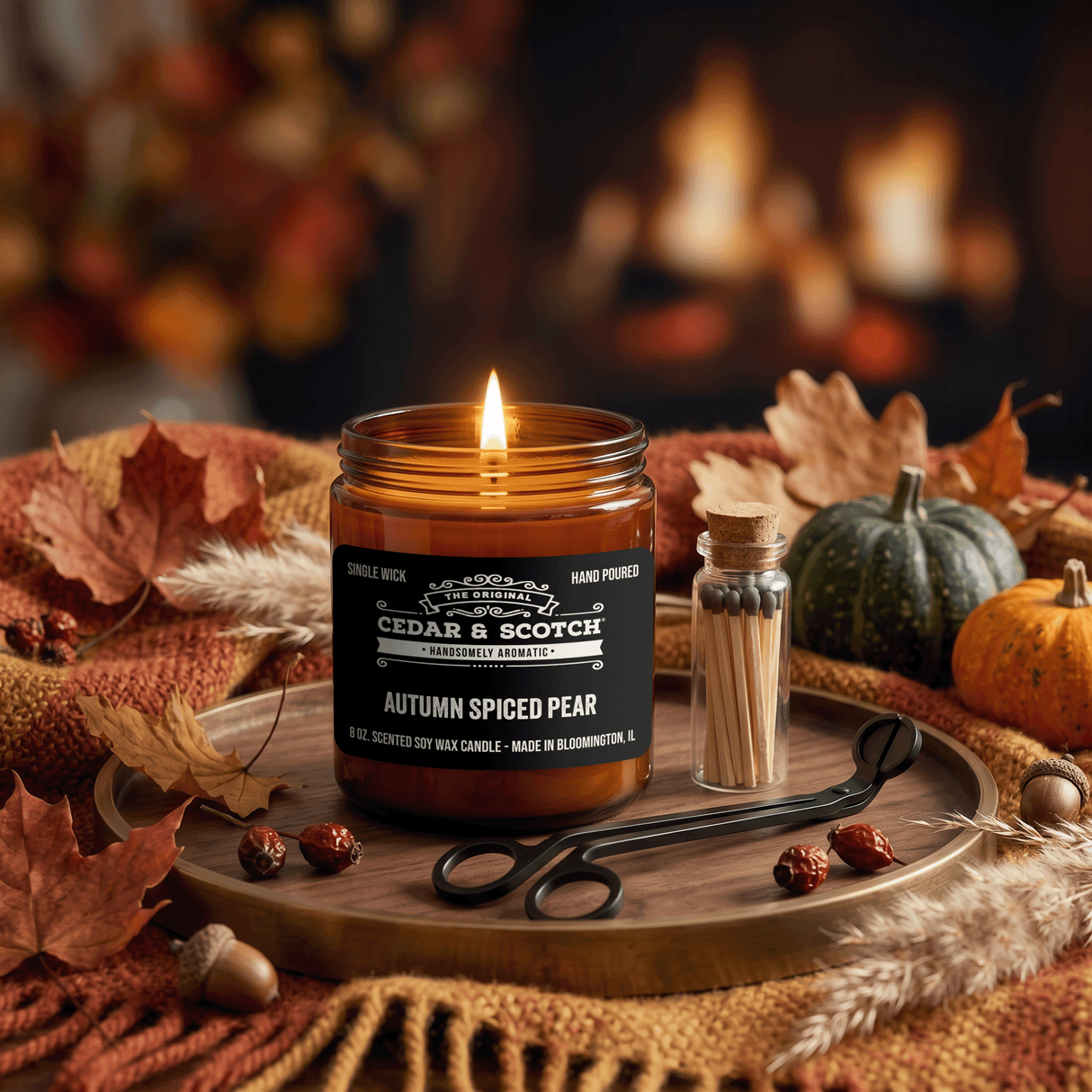 Autumn Spiced Pear Candle