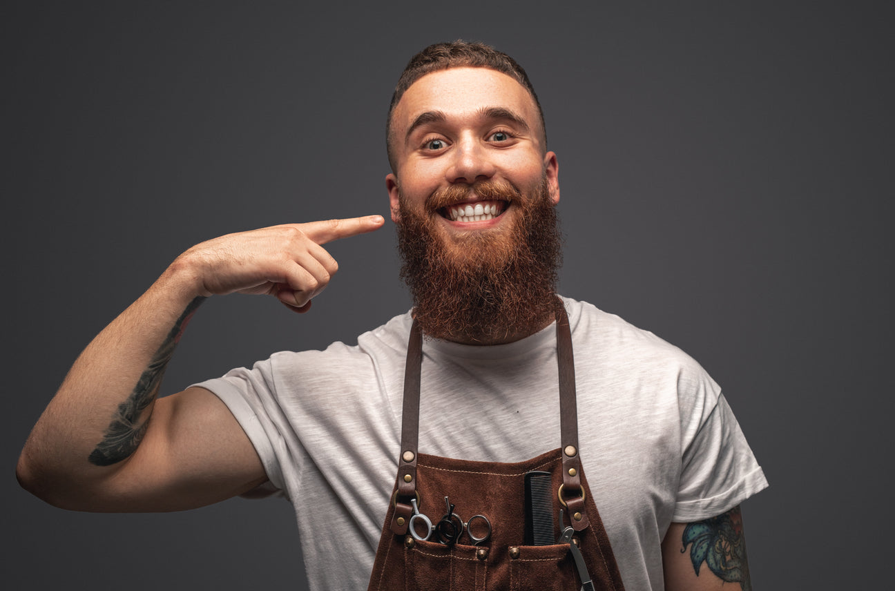 Beard oil moisturizes facial hair and the skin beneath.