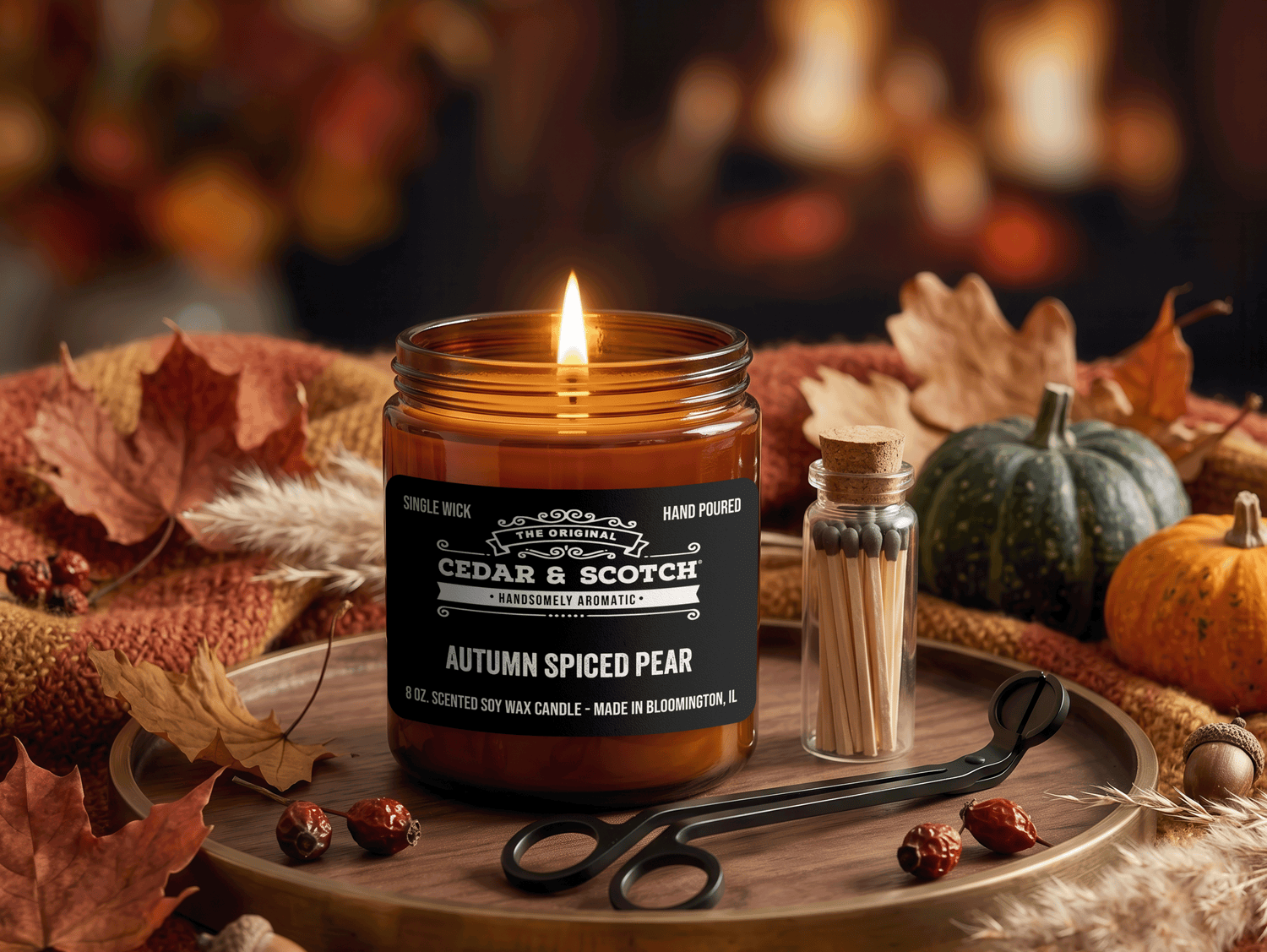 Autumn Spiced Pear Candle