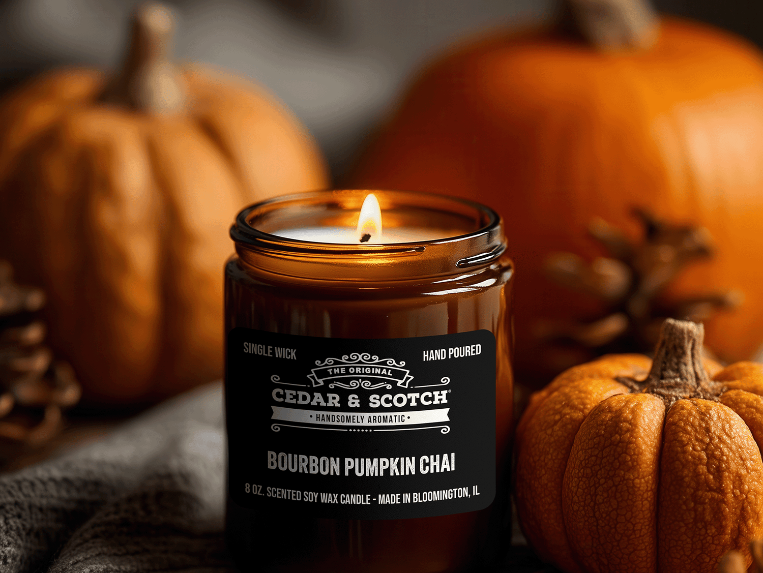 Bourbon Pumpkin Chai Candle