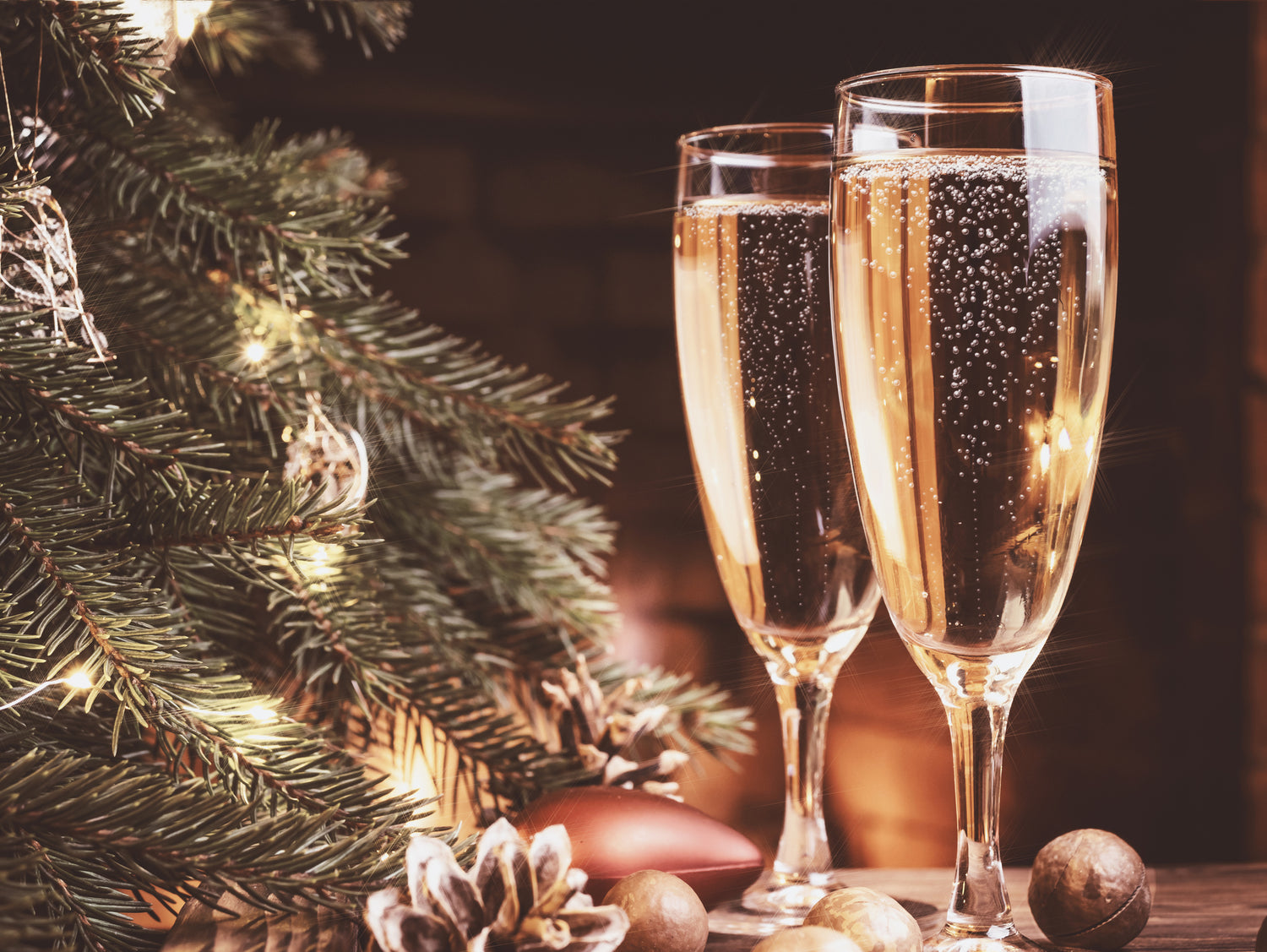 Champagne & Spruce Candle